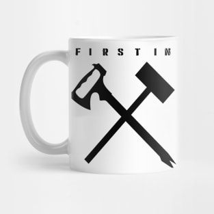 First In BLK Mug